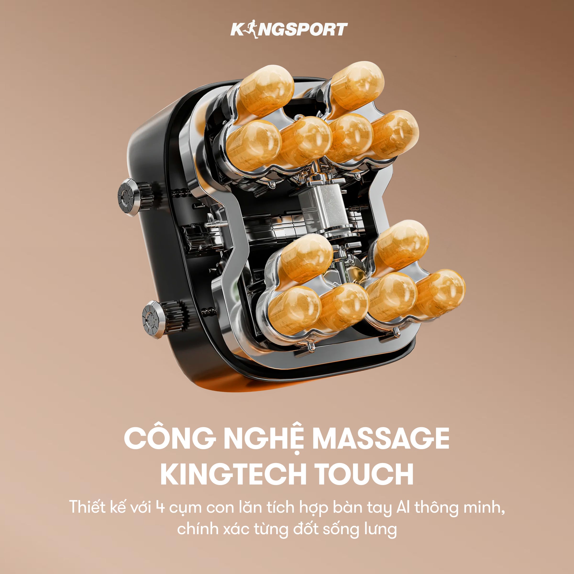 [Miễn phí lắp đặt] Ghế Massage KINGSPORT Standard G9 Công Nghệ Làm Ấm Warmtech, Điều Khiển Bằng Giọng Nói