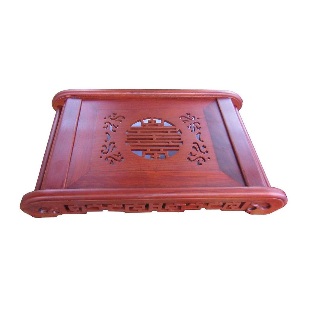 Khay Trà Quấn Thư Gỗ Hương, Kích Thước 45x27x7cm Dùng Trong Phòng Khách
