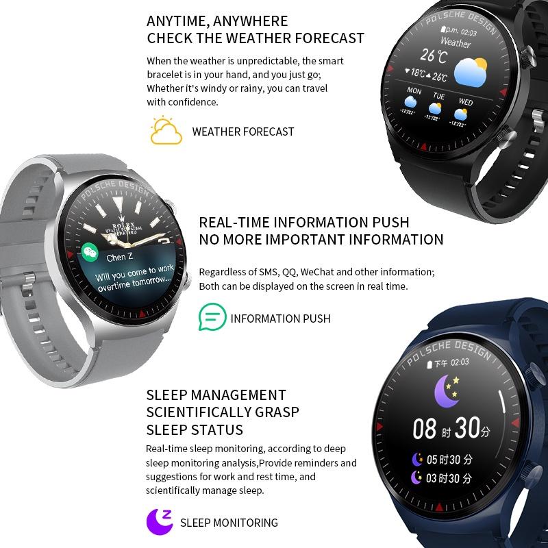 Đồng Hồ Thông Minh Lykry HW26 Màn Hình Tròn 1.35 inch Theo Dõi Nhịp Tim /Cuộc Gọi Bluetooth Chống Nước IP67