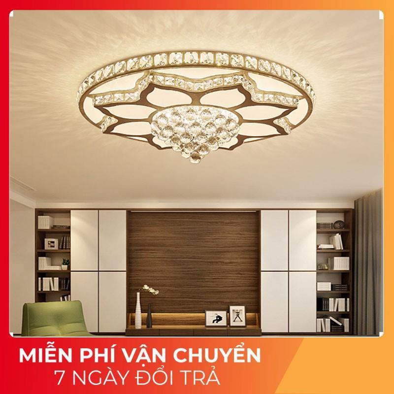 Đèn Ốp Trần Mâm Tròn 8 Cánh Hoa Sen-Tặng Kèm điều khiển hq highting