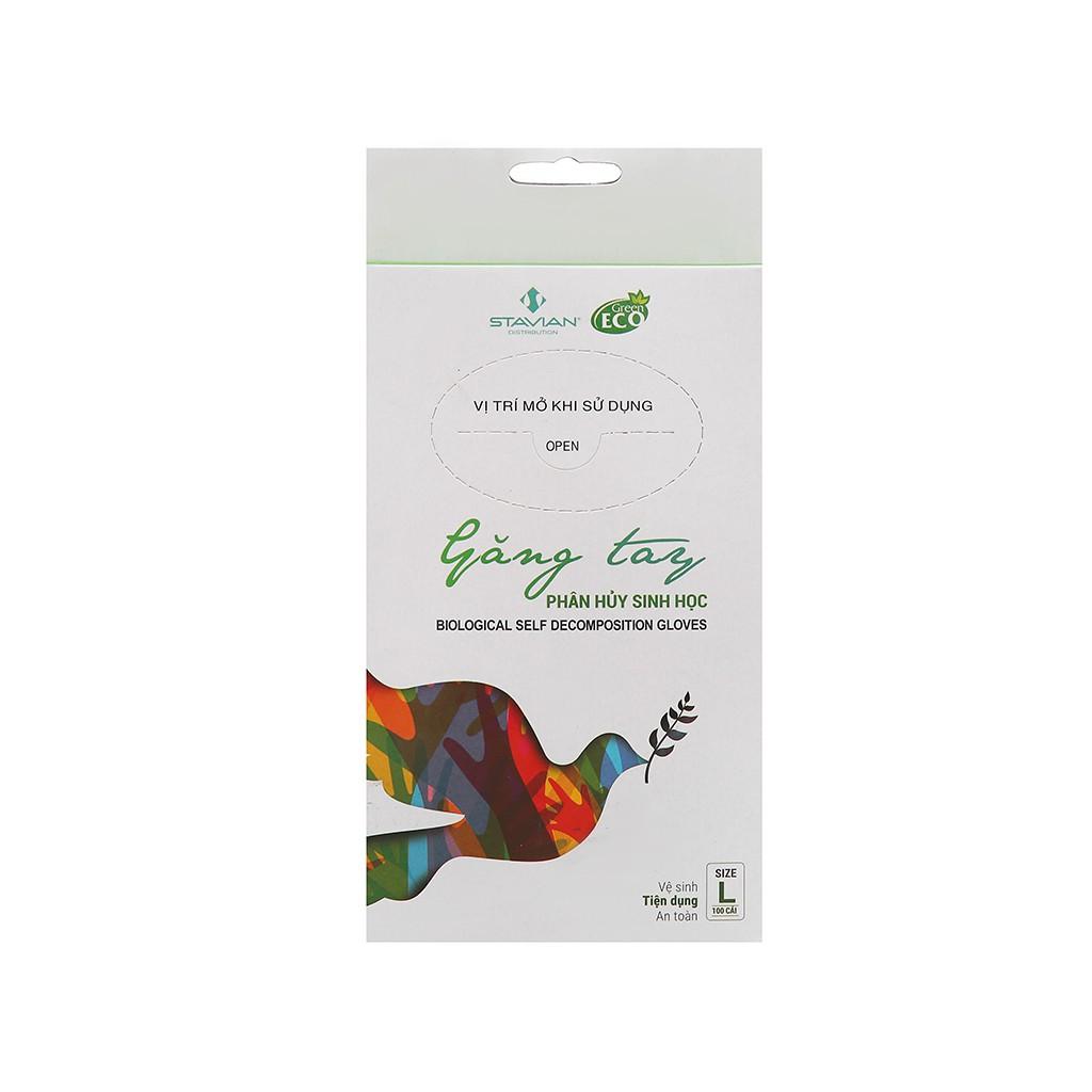 Găng tay nilon tự hủy sinh học Green Eco