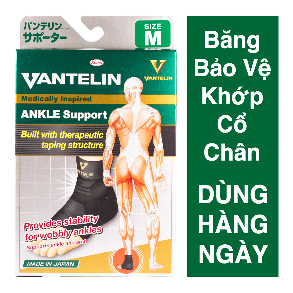 Băng Bảo Vệ Khớp Cổ Chân Vantelin Ankle Support size M