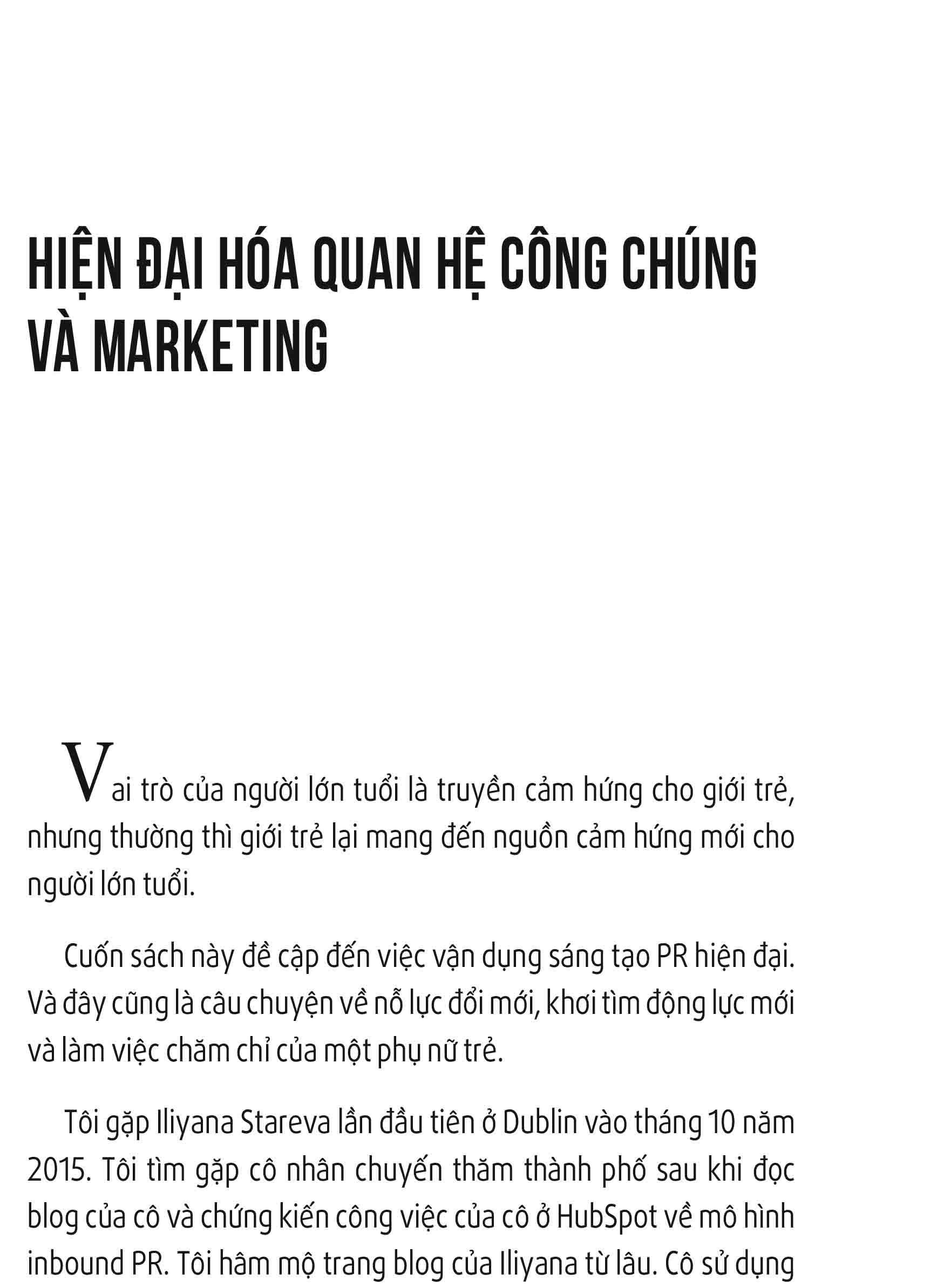 Sách Inbound PR - Dịch Chuyển Hoạt Động Theo Mô Hình Inbound