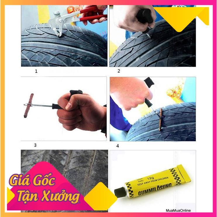 Bộ Dụng Cụ Vá Xe Không Ruột HongFeng TP'S