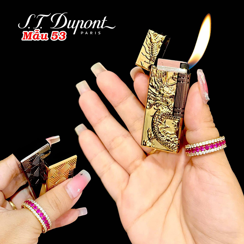 Bật Lửa Dupont Broad Hình Rồng – Xài Gas