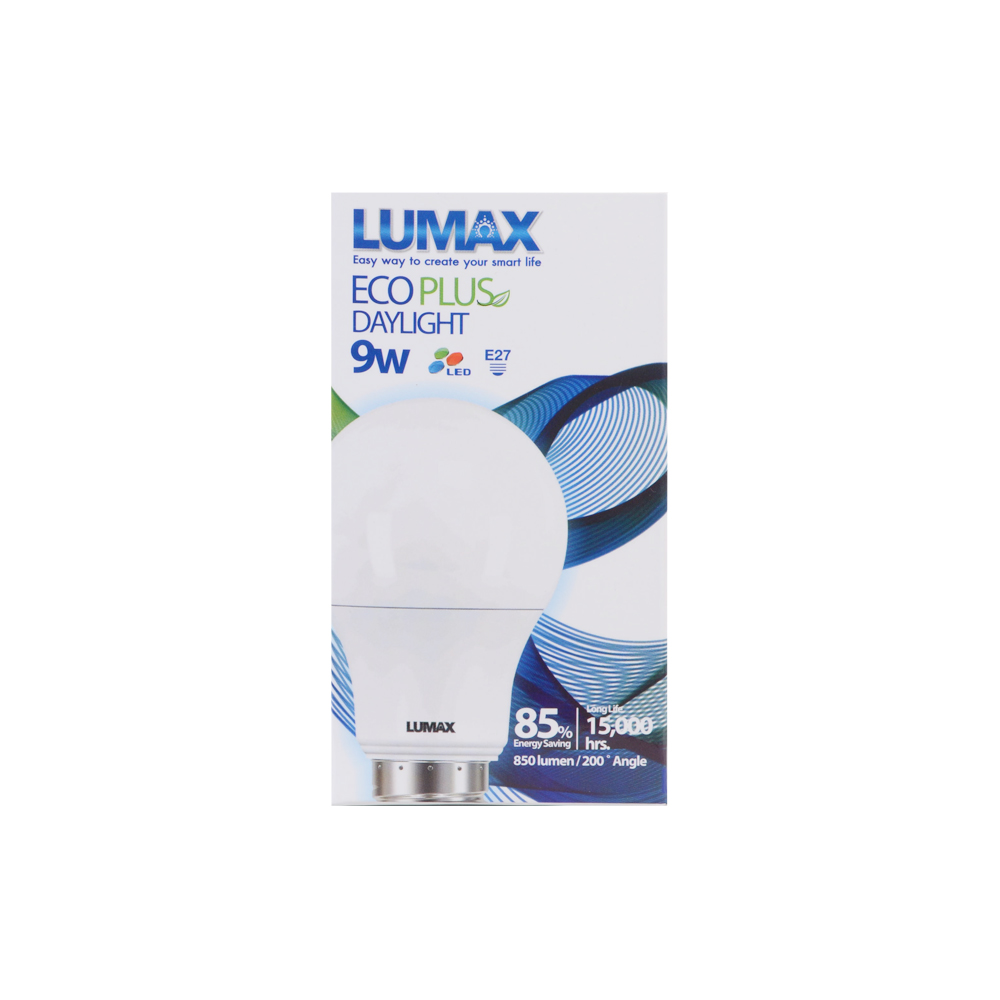 BÓNG ĐÈN LED BULB LUMAX#ECOBULB-850LM/865/9W/E27/ECO DAYLIGHT