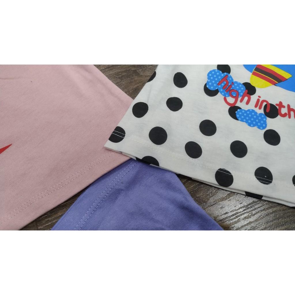 Bộ dài tay bé gái siêu yêu 100% cotton hàng xuất