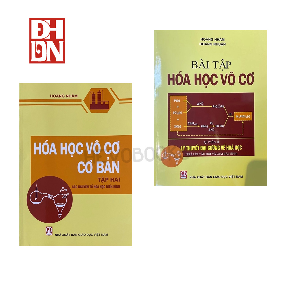 Combo Sách Hóa học vô cơ cơ bản tập 2 + Bài tập