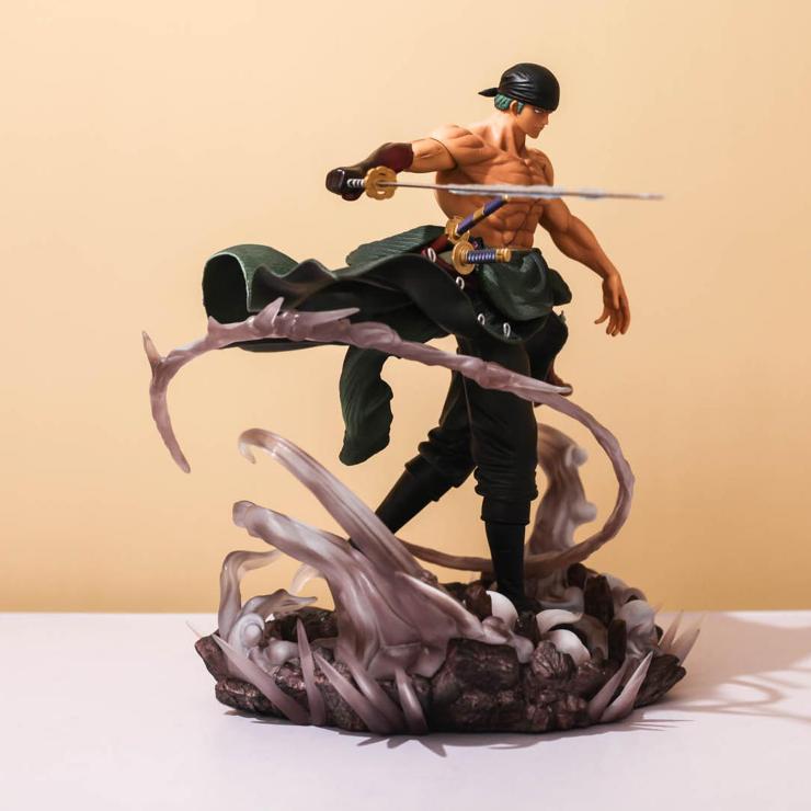 Mô Hình Zoro Sử Dụng Enma Siêu Ngầu 28cm 2 Đầu 2 Tay Mô Hình One Piece Cao Cấp, Figure Mô Hình Anmie One Piece Luffy Vu