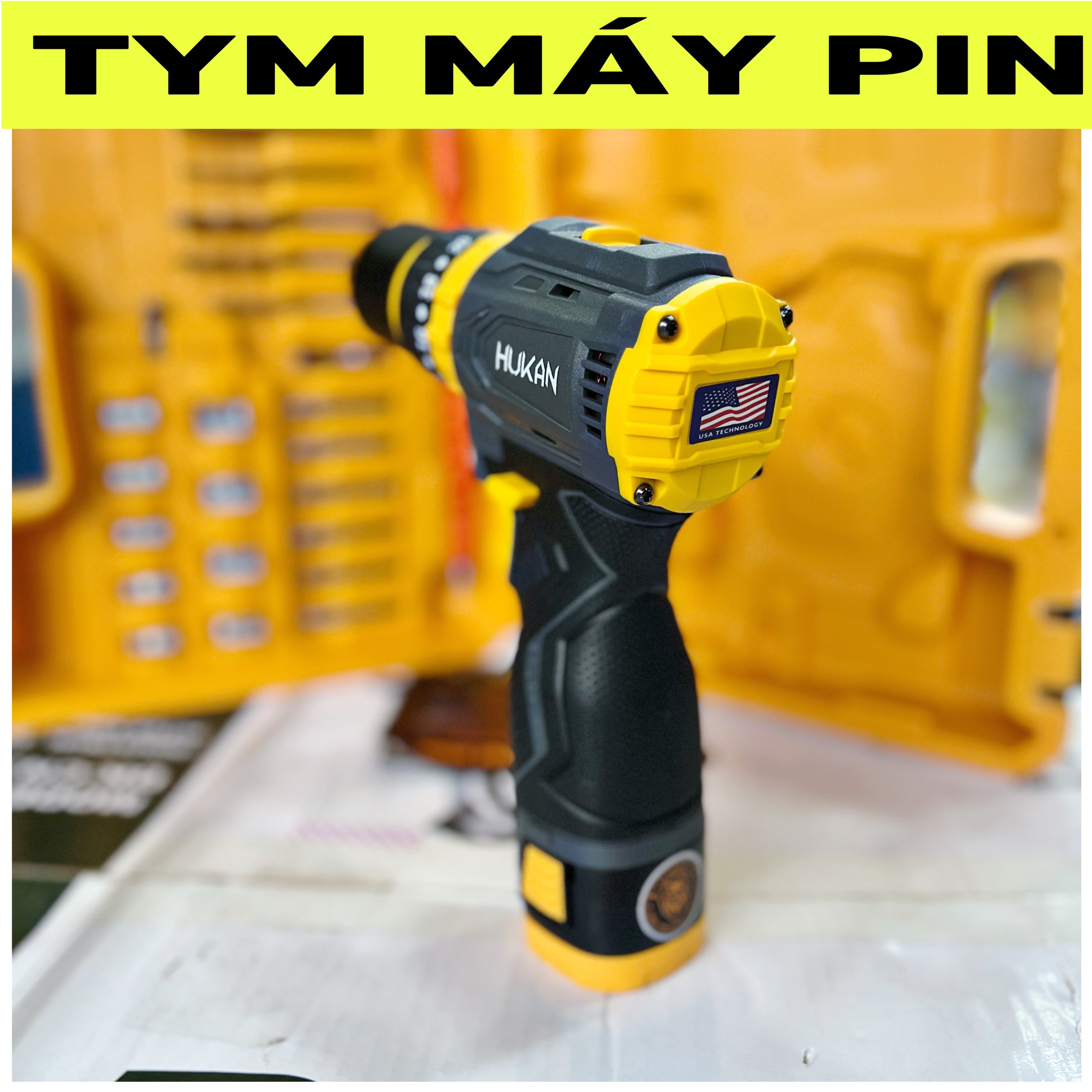 Bộ Máy Khoan Bắt Vít Pin 16.8V Hukan HK-CD0445MCL – TYM MÁY PIN