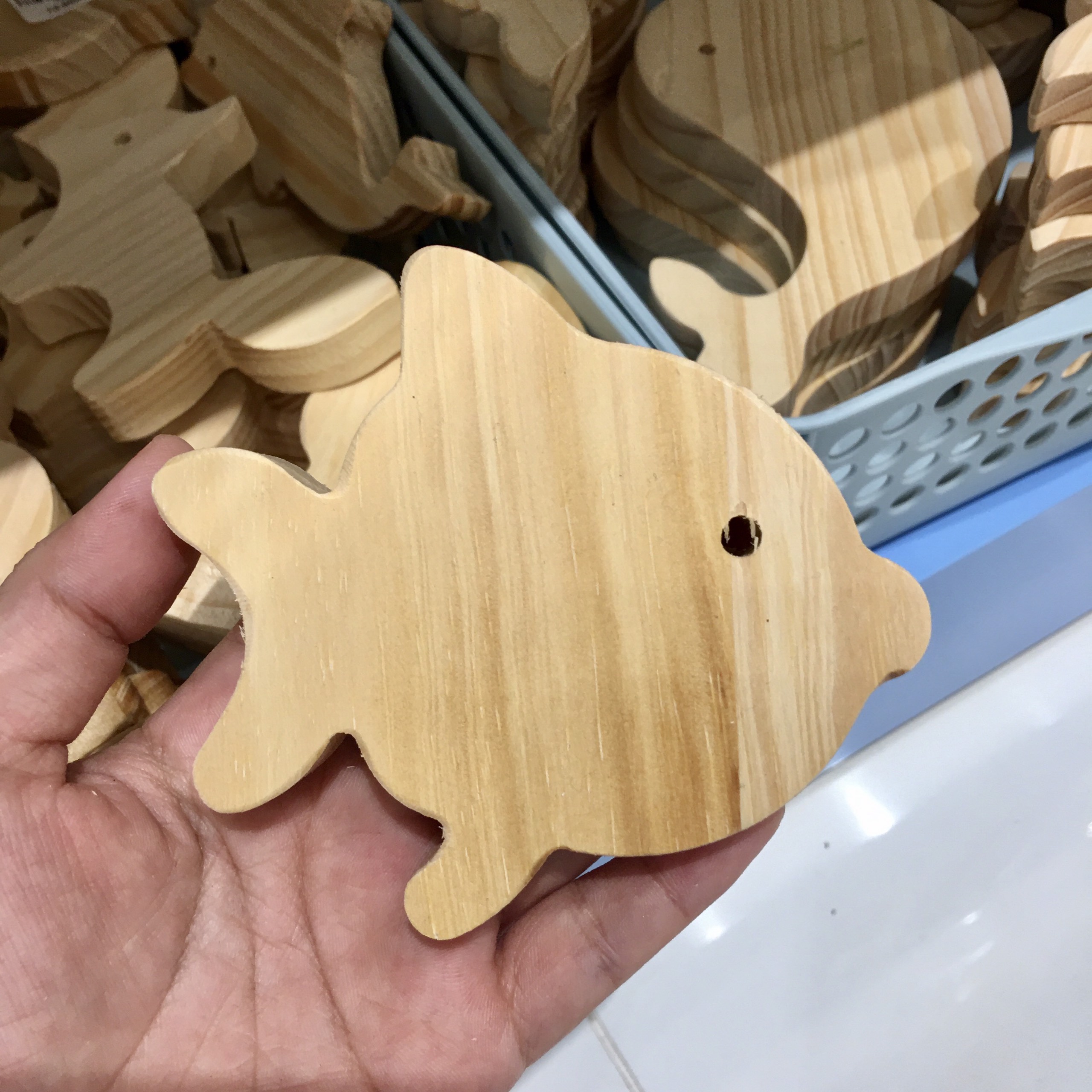 Thú gỗ size trung TÔ MÀU TRANG TRÍ NHIỀU MẪU