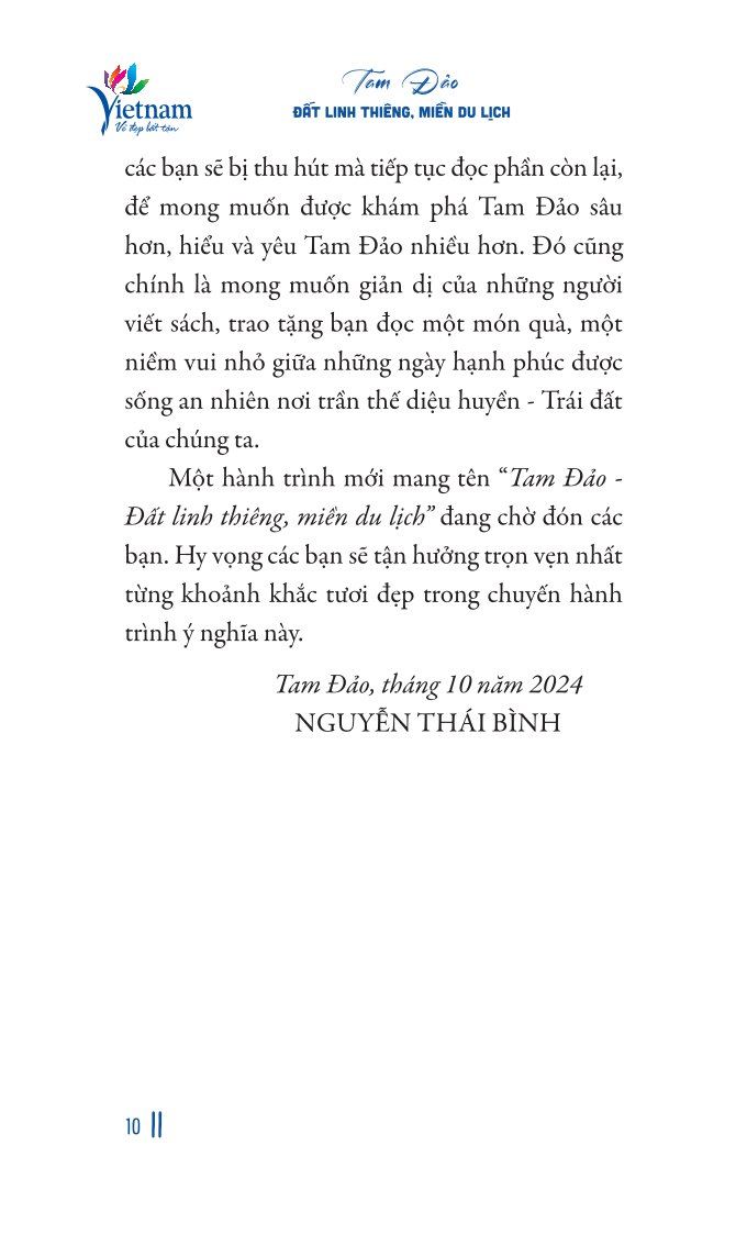 Tam Đảo đất thiêng miền du lịch - bản in 2024