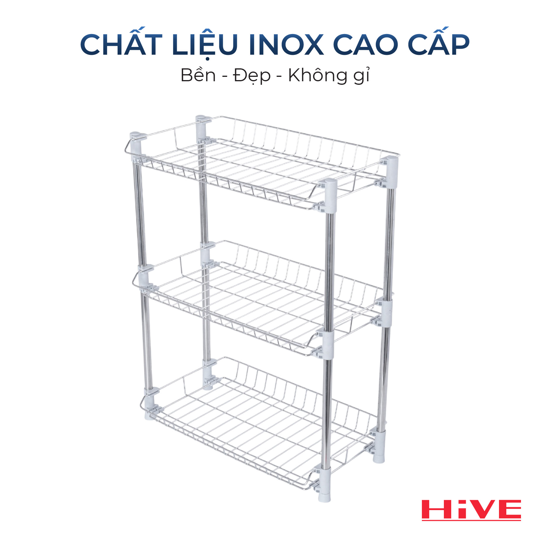 Kệ Hình Chữ Nhật 2/3/4 Tầng Cao Cấp
