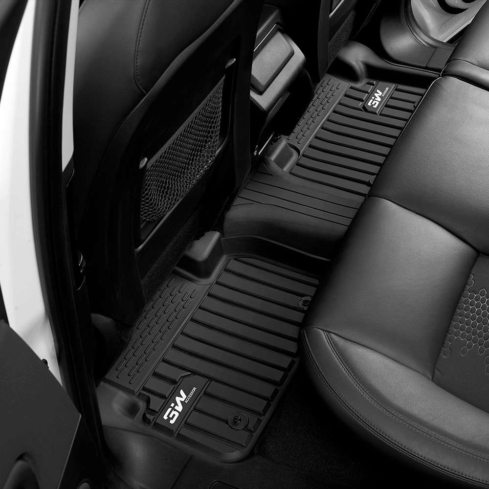 Thảm lót sàn xe ô tô LANDROVER RANGE ROVER SPORT 2014- 2022 nhãn hiệu Macsim 3W - chất liệu nhựa TPE đúc khuôn cao cấp - màu đen