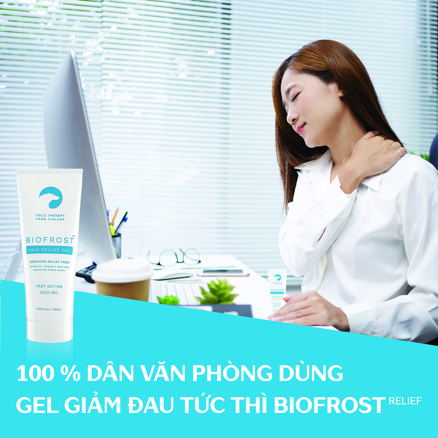 COMBO 2 GEL GIẢM ĐAU BIOFROST NHẬP KHẨU PHẦN LAN - HIỆU QUẢ VÀ AN TOÀN