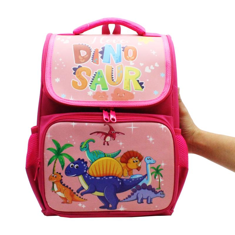Cặp Chống Gù Bé Gái Size M - Miti C11072M_DIN3_PIN.D_PIN.L - D - Dinosaur