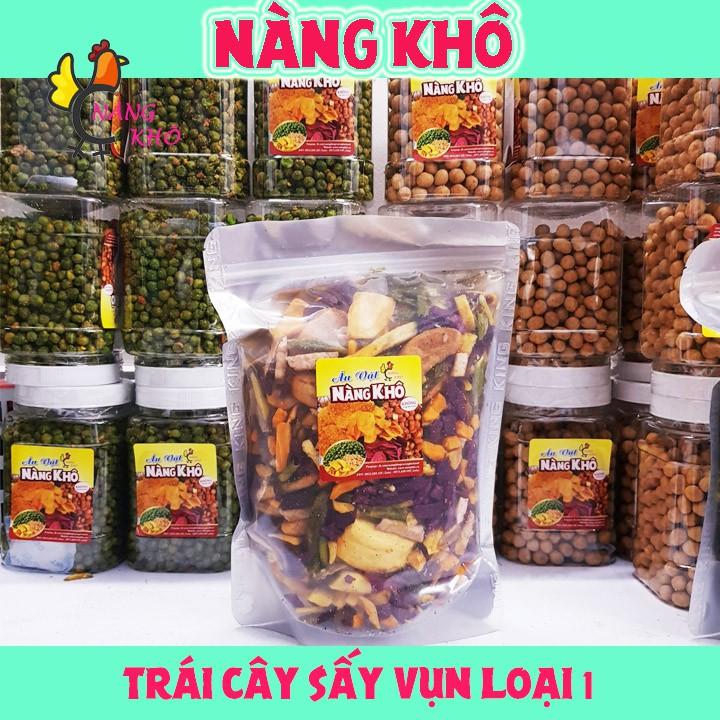 Trái Cây Sấy ( 500gr Thập Cẩm Sấy hàng vụn loại ngon đủ 10 vị )