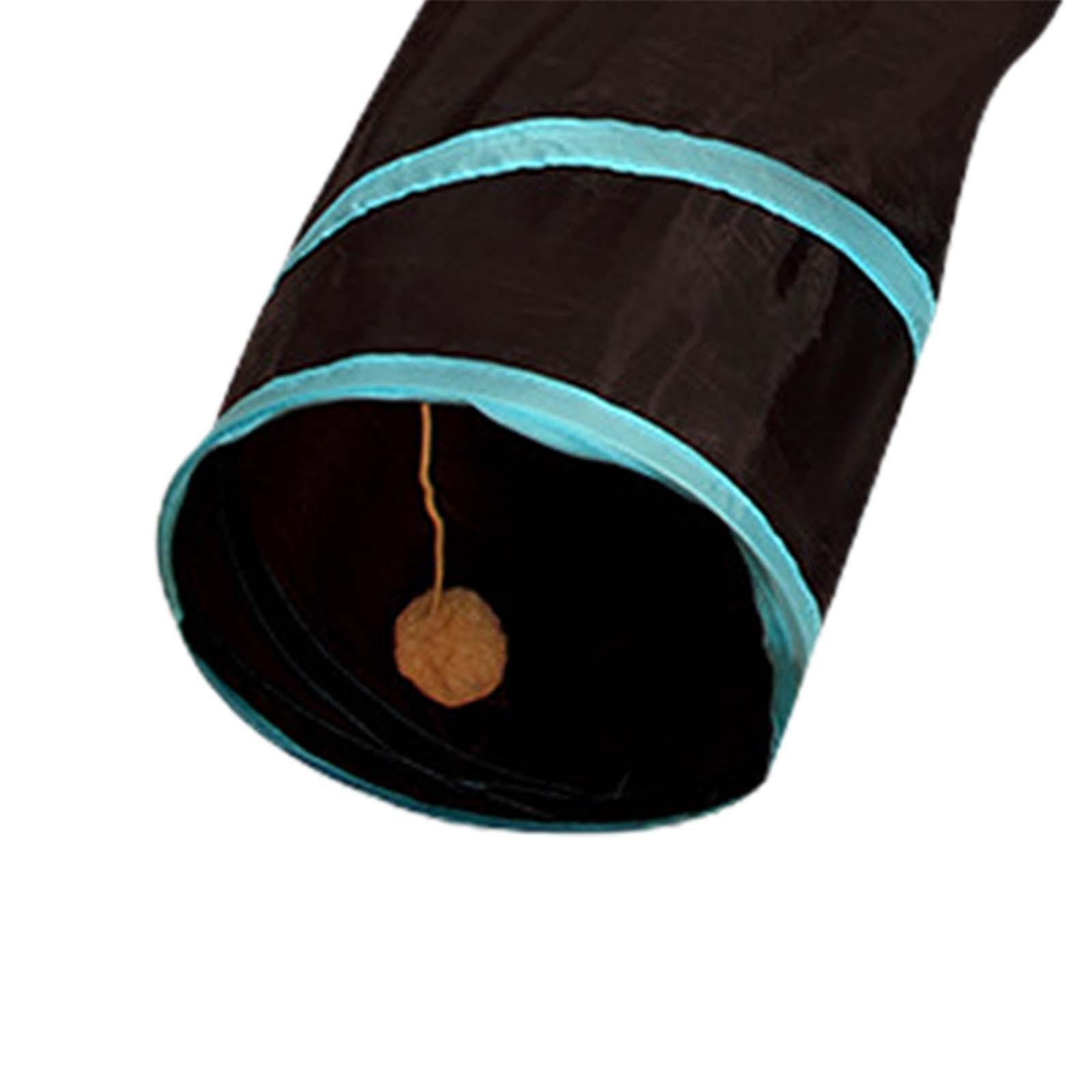 Cat Tunnel Foldable Cat Toys Lightweight Collapsible Playing Hut Tunnel Tube Cat Runway Tunnel for Indoor Cats Rabbit Small Animals Rat Dogs