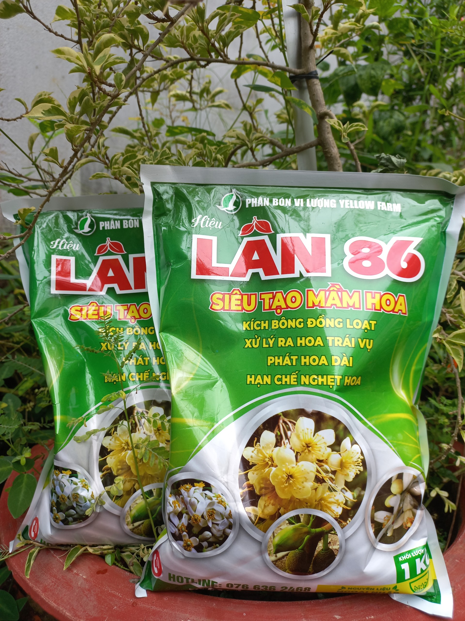 LÂN 86- HẠN CHẾ NGHẸT HOA, XỬ LÝ RA HOA TRÁI VỤ GÓI 1KG