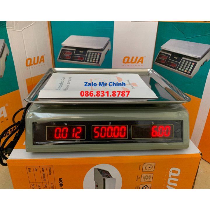 Cân Điện Tử Tính Tiền 30kg Qua910 cân chính xác, tính tiền chuẩn chỉnh nhanh mà tiện lợi phù hợp tại cửa hàng , siêu thị mini