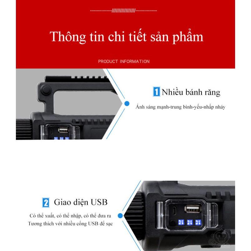 Đèn Pha Cầm Tay tầm xa 8000mAh