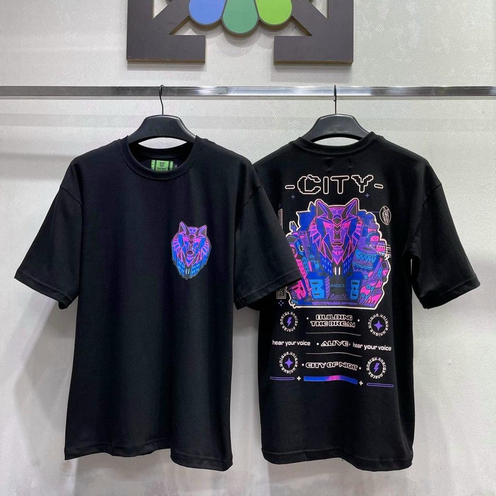 Áo thun unisex tay lỡ form rộng Hades City Tee cực chất || Hany Shop