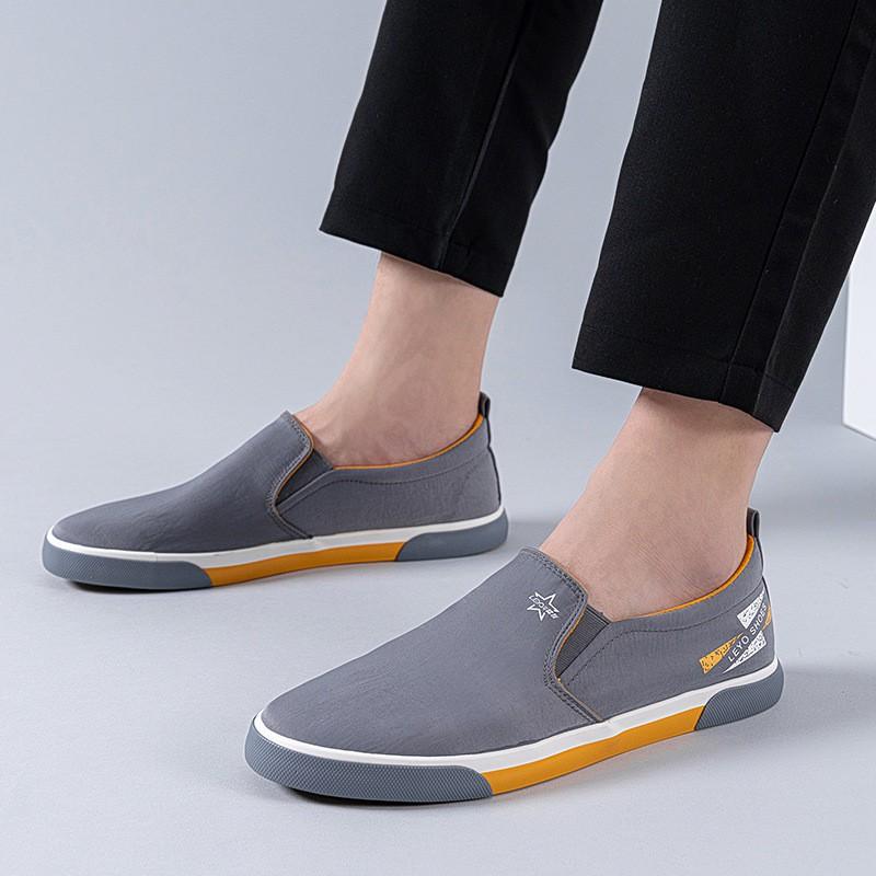 Giày lười nam - Slip on nam vải - Mã LY69X