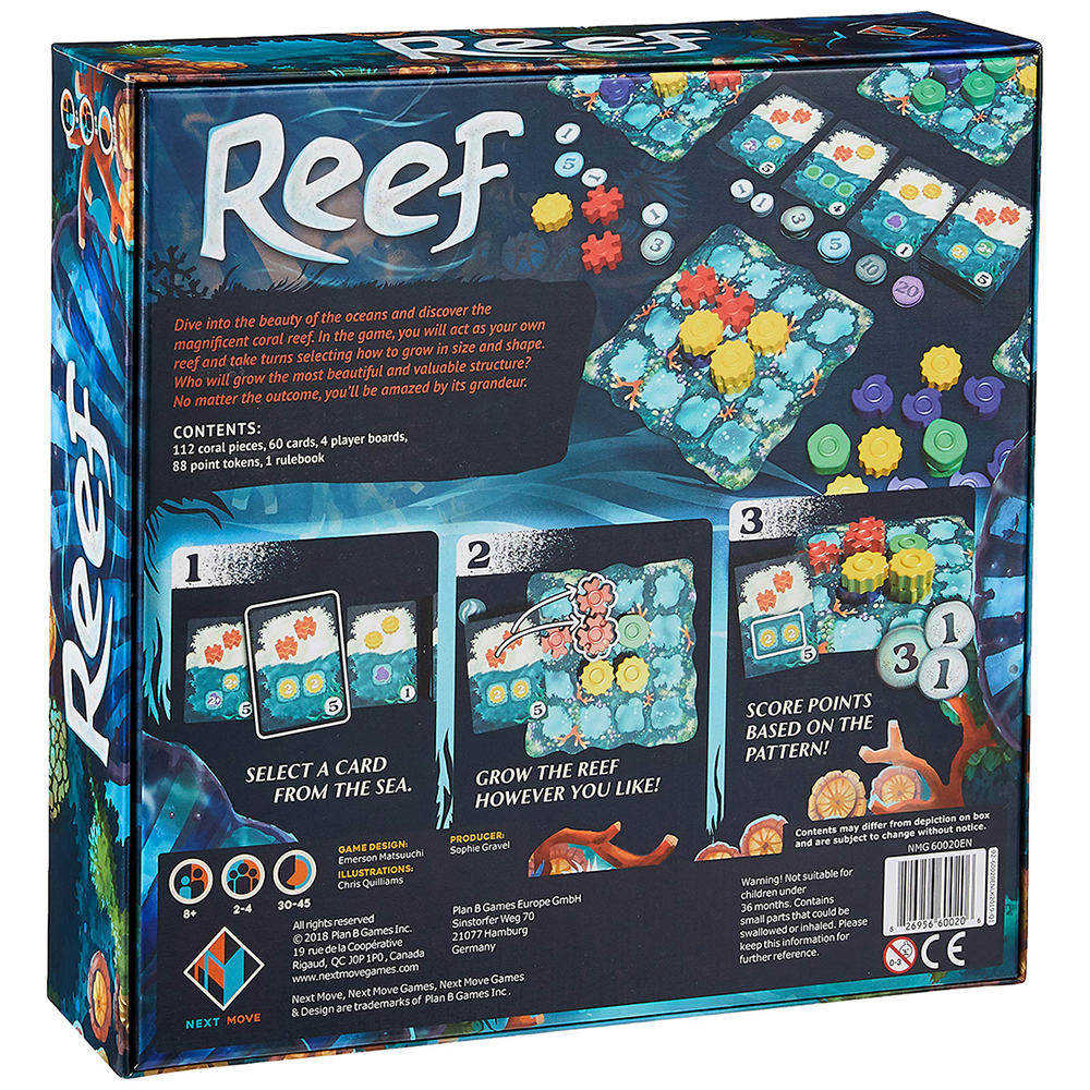 Bộ Board Game Reef Strategy Dành Cho Gia Đình Trò Chơi Chiến Lược Sáng Tạo