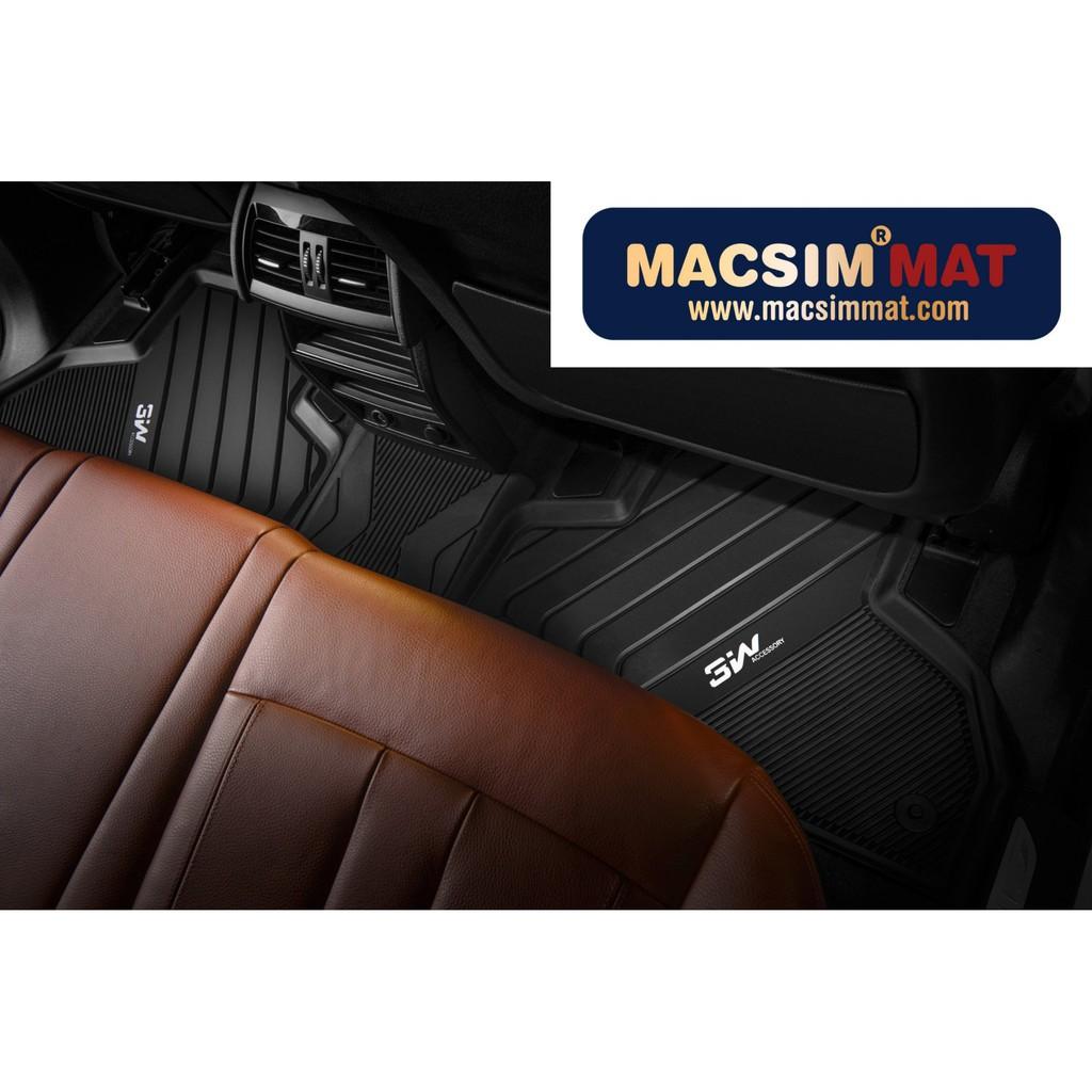 Thảm lót sàn BMW X7 nhãn hiệu Macsim 3W - chất liệu nhựa TPE đúc khuôn cao cấp - màu đen