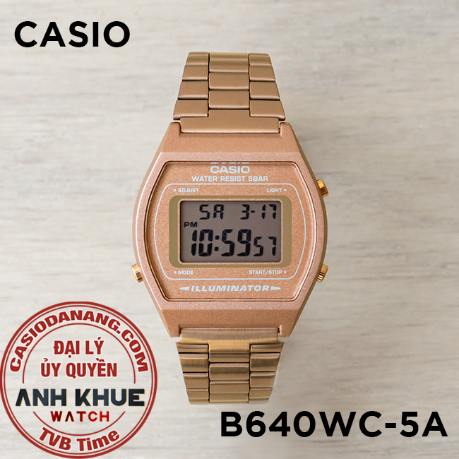 Đồng hồ nữ dây kim loại Casio Standard chính hãng Anh Khuê B640WC-5ADF