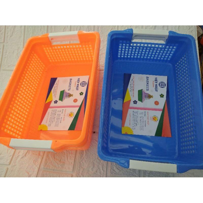 Khay, rổ nhựa chữ nhật các cỡ bé/trung/to