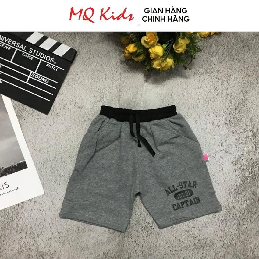 Quần đùi lửng cho bé trai MQ kids ️ cotton da cá 100%