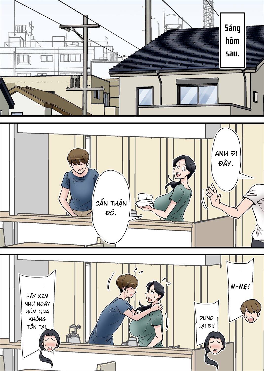 con rể lén lút cùng mẹ vợ chapter 0 14