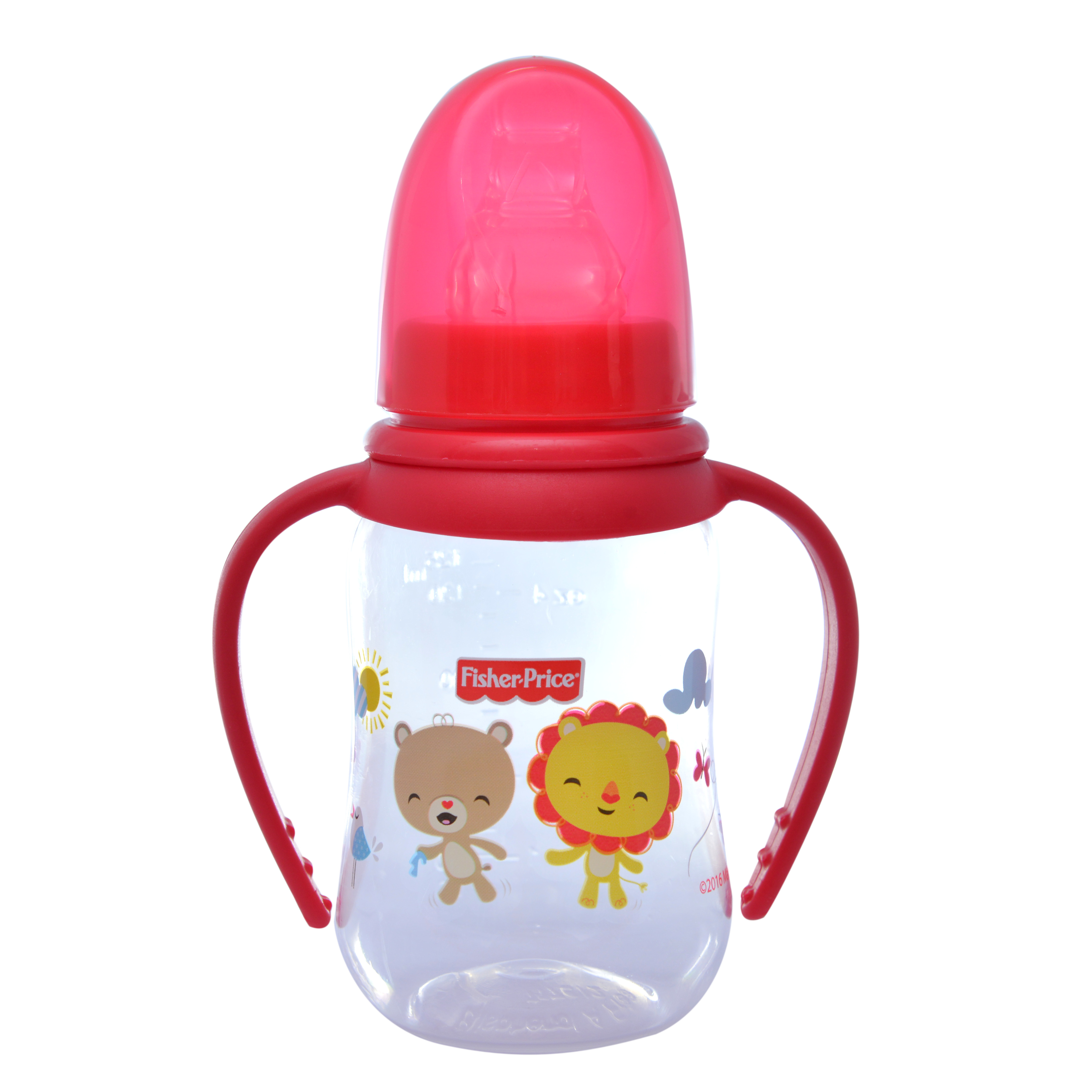 Bình Sữa Fisher Price Có Tay Cầm 150ml Cho Bé Kèm Núm Silicone Thay Thế