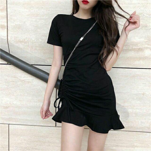 Đầm nữ đuôi cá rút dây thời trang XIXO - DAM0006