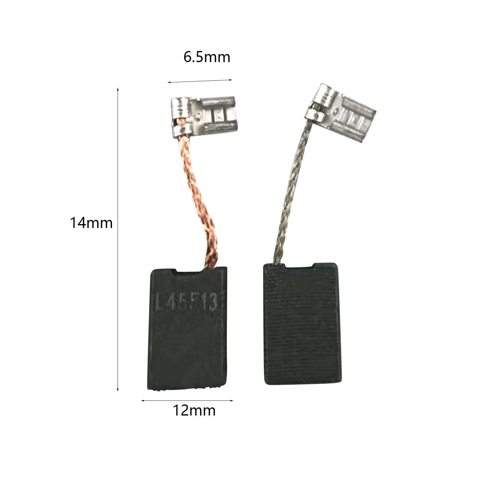 1 Pair Carbon Brush, Portable Multipurpose Angle Grinder Power Tool, carbon motor brush, for D28490 for D28499x for D28754 Accessory Replacements