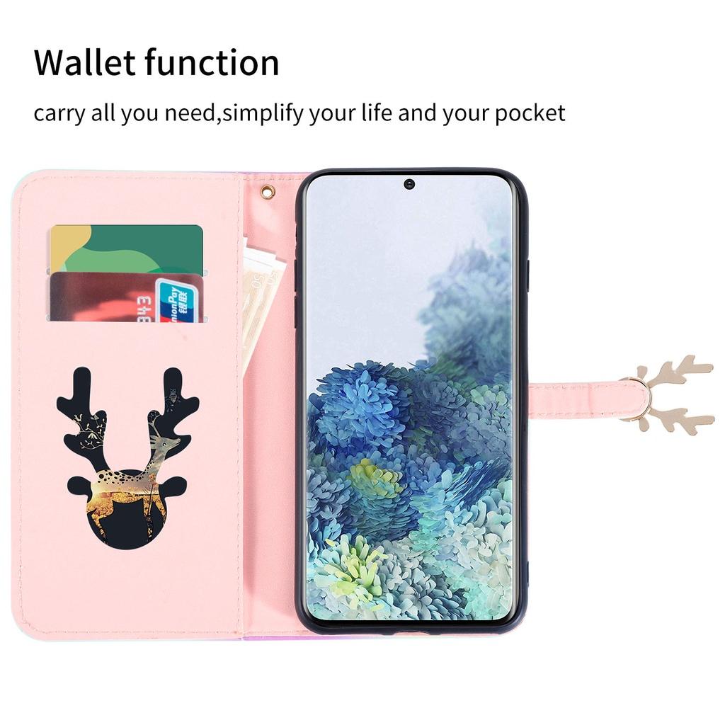 Ốp điện thoại da gập màu gradient dành cho Samsung Galaxy S20 Plus S20+ S20 Ultra S20FE S21 Plus S21+ S21 Ultra S21FE