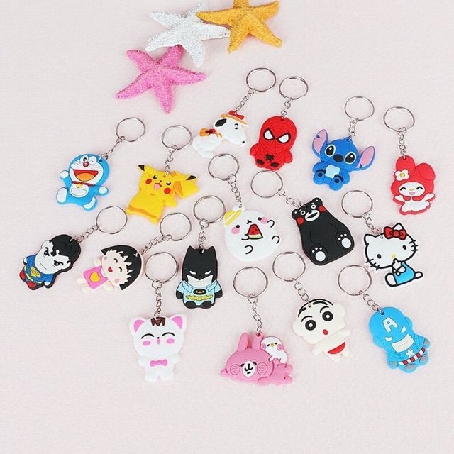 MÓC KHÓA HÌNH THÚ CHIBI SILICON - NGẪU NHIÊN MẪU