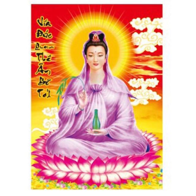 Tranh đính đá Phật Quan Âm VS091  chưa đính