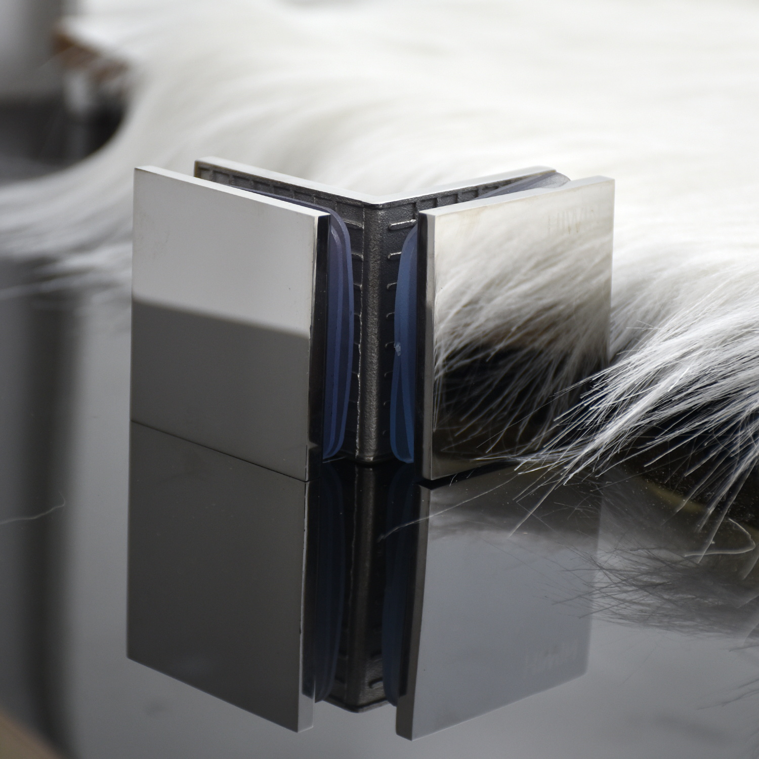 Kẹp kính 90 độ kính-kính inox 304 gương cabin tắm cao cấp Hiwin FC-2032 chất liệu: Inox 304