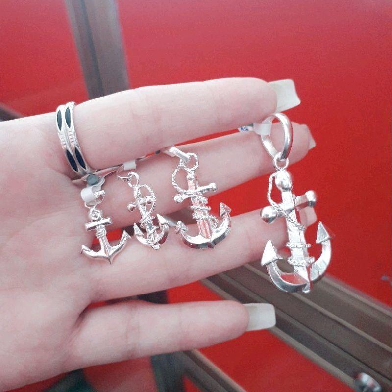 Mặt dây chuyền bạc mỏ neo YN JEWELRY