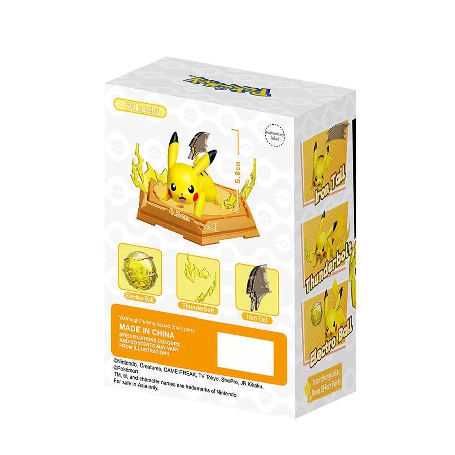 Đồ Chơi Lắp Ráp Go Battle! Pokémon Vol 1 - Pikachu - Keepplay 32398