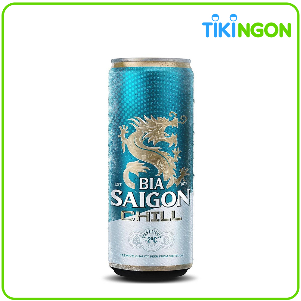 Lon bia Saigon Chill 330ml - Giá Tiki khuyến mãi: 18,000đ - Mua ...