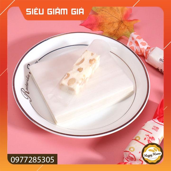 Giấy gói kẹo Nougat SET 100 hình cây thông nô en xinh xắn