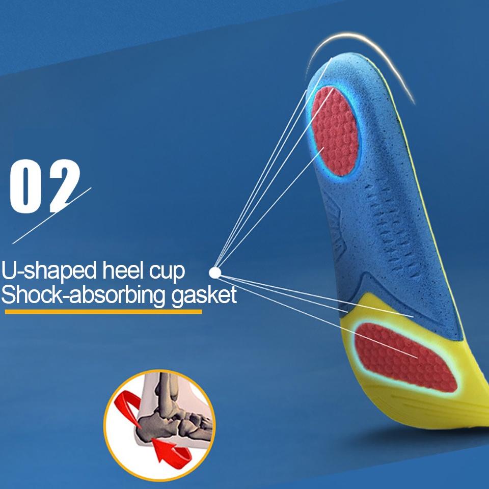 Miếng Lót Giày Mềm Mại Chống Trượt Thấm Hút Mồ Hôi Thoáng Khí Cho Trẻ Em