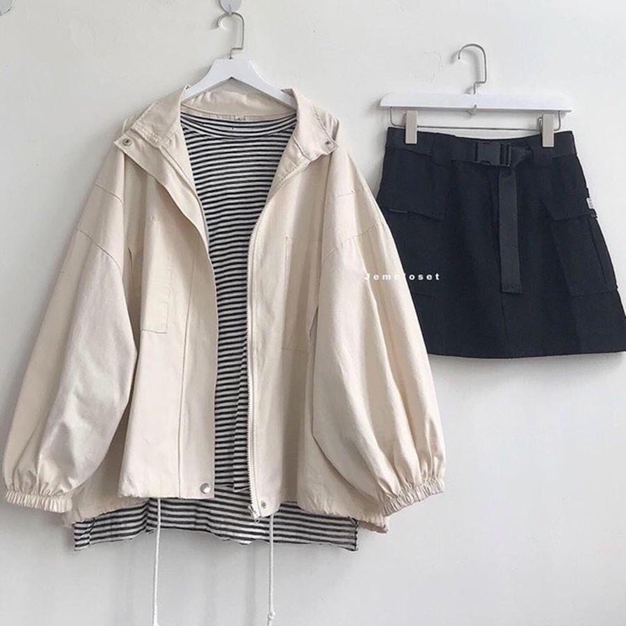 ÁO KHOÁC KAKI UNISEX CÁNH DƠI 2 Màu