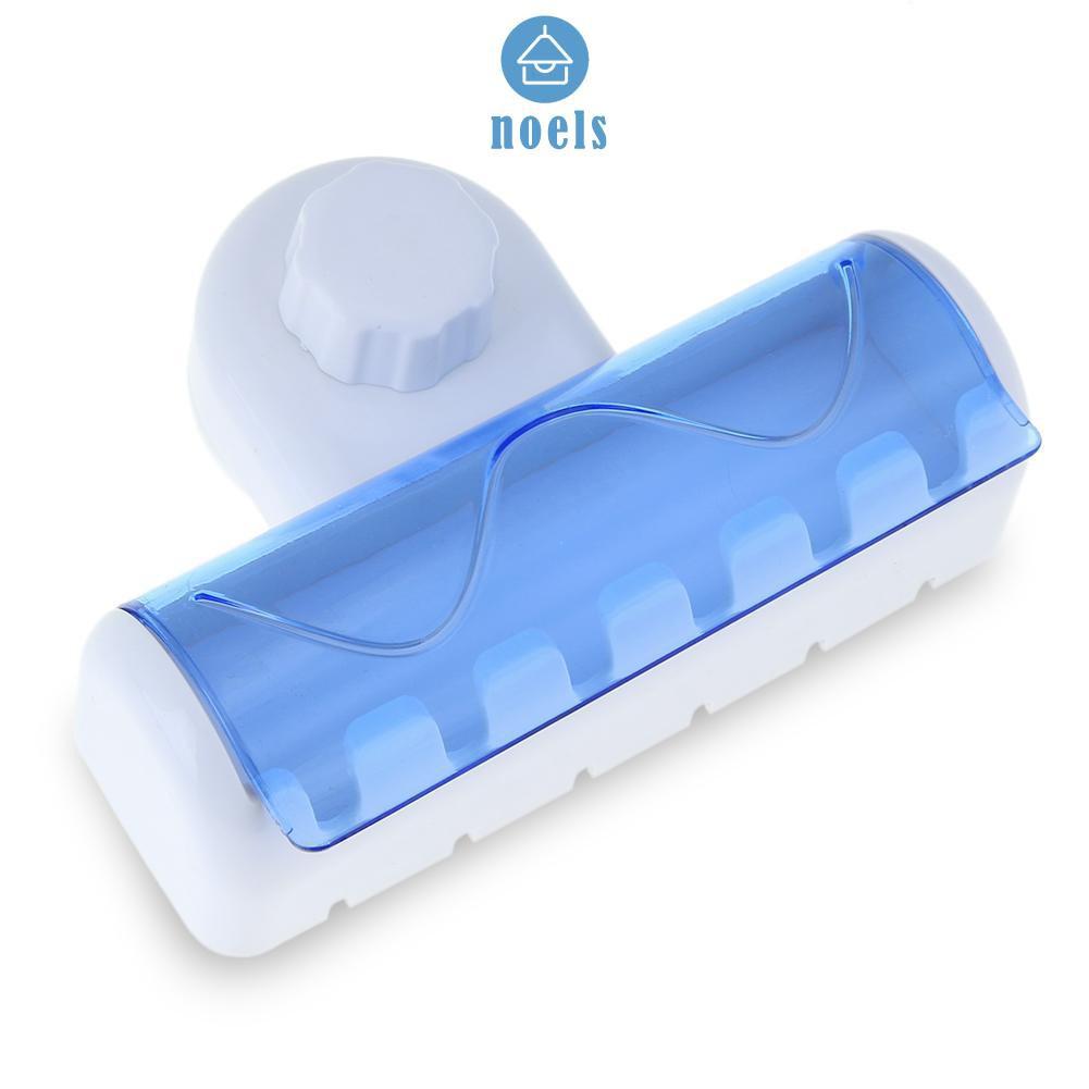 Giá Đỡ Bàn Chải Đánh Răng 6 Móc Có Giác Hút Gắn Tường Chống Bụi Tiện Dụng