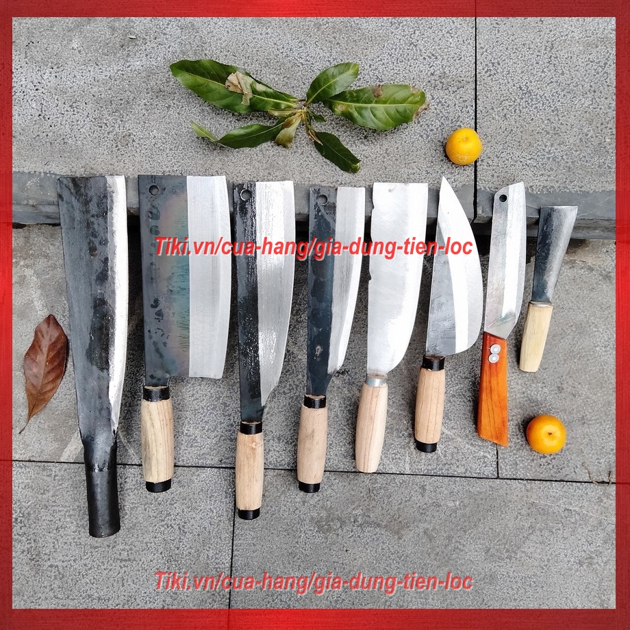 Bộ dao 8 món tông sắt