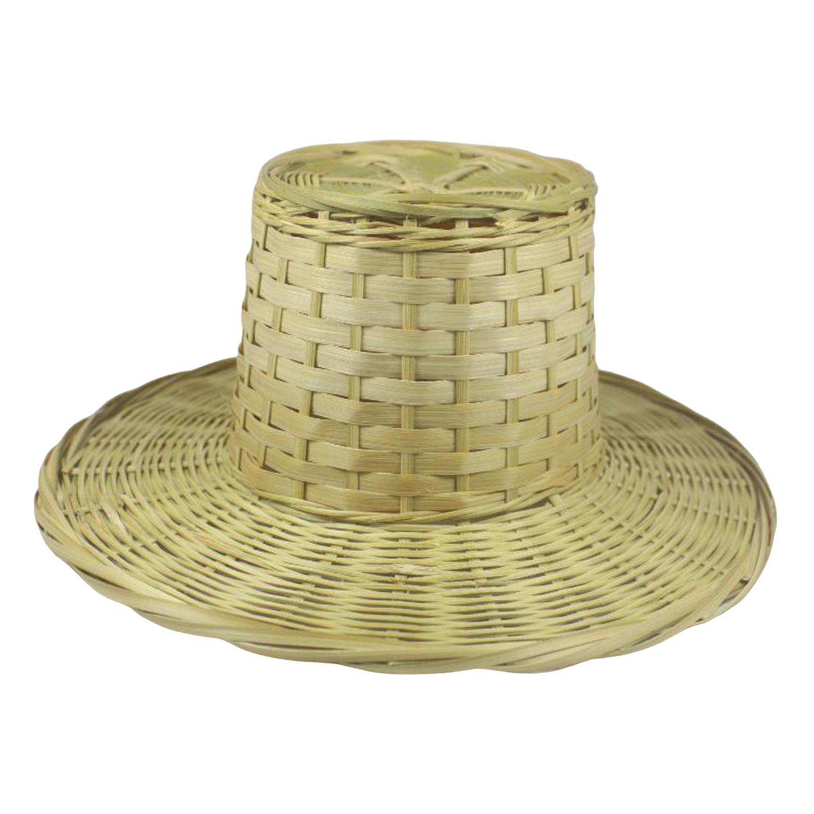 Pendant Lamp Shade Ceiling Pendant Fixture Handmade Weave Round Ceiling Light Cover ,Bamboo Woven Lampshade for Bedroom Restaurant ,Home