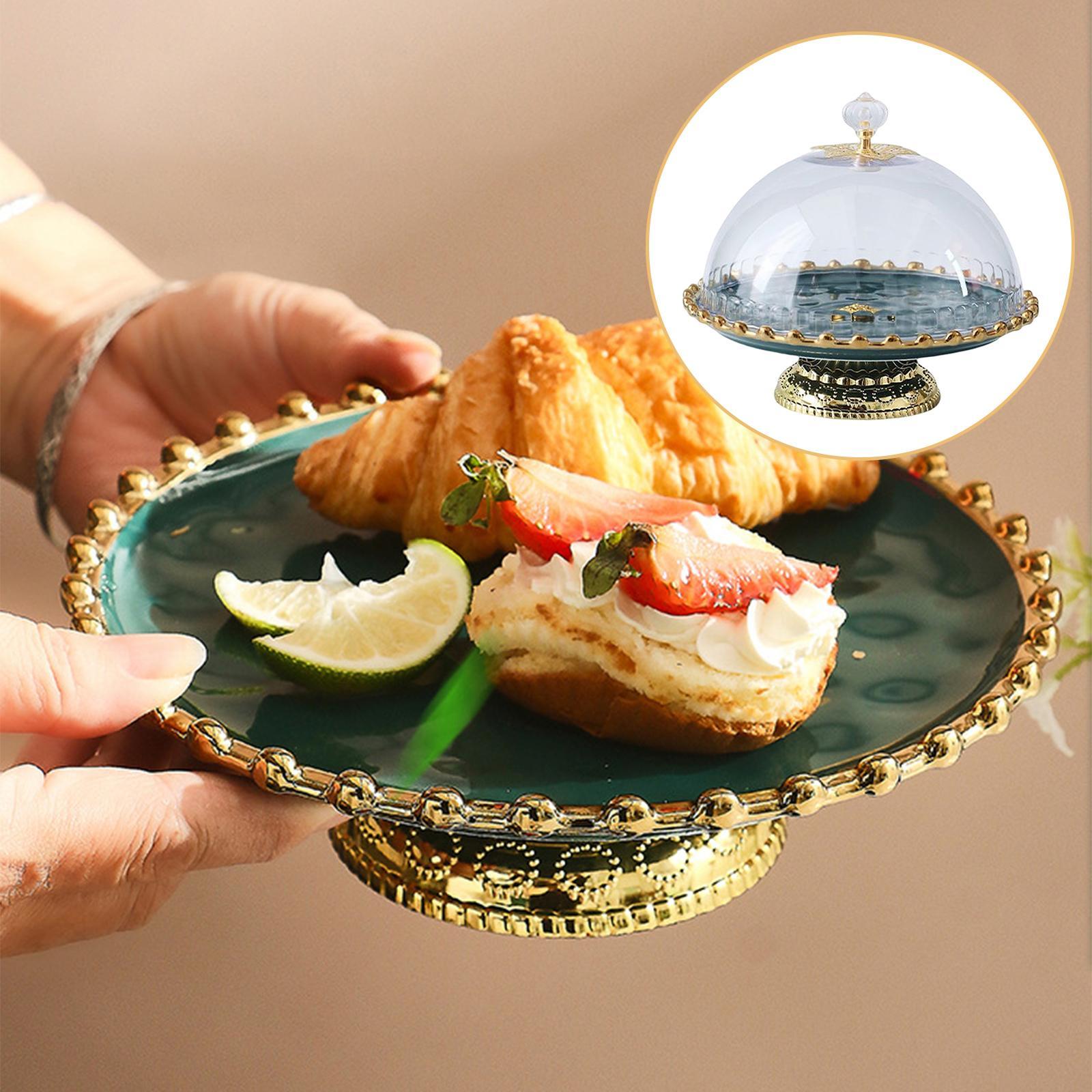 European Style Ceramic Cake Stand Fruit Rack Serving Tray for Snack